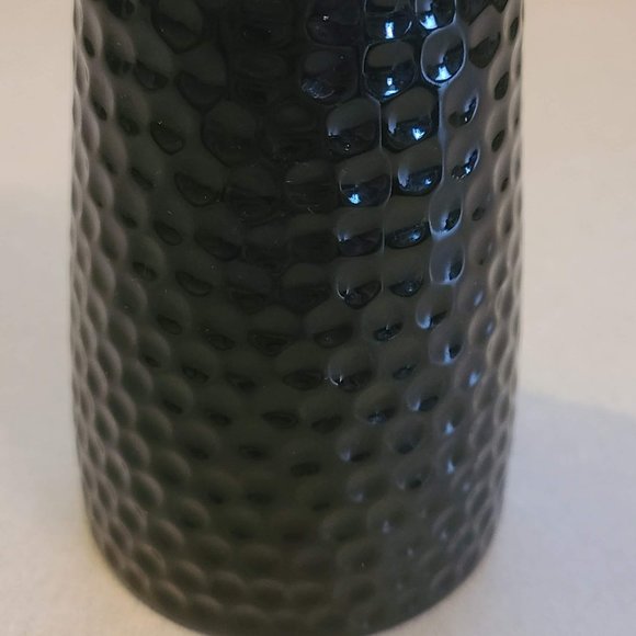 Little Black Flower Pot with Polka Dot 3D Detailing - Picture 8 of 9